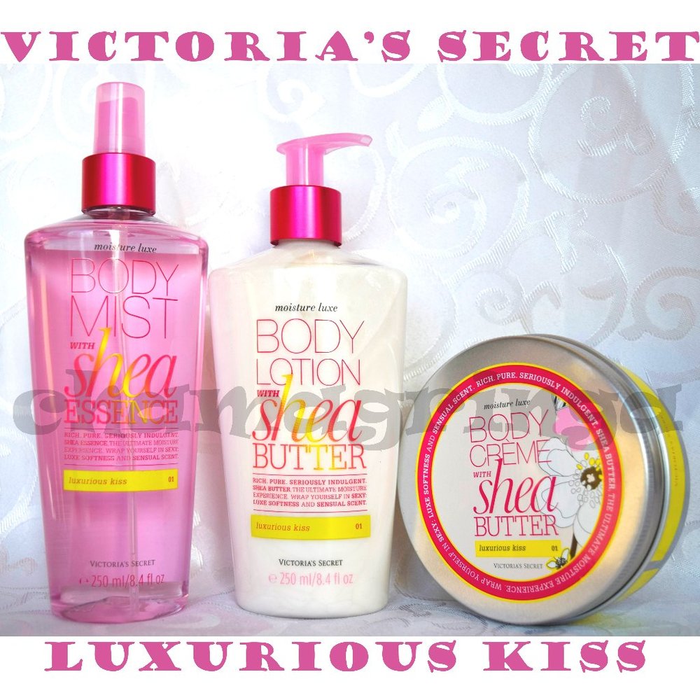 ✨ Victoria's Secret-s LUXURIOUS KISS ✨ Sandalwood & Plum ✨ Mist Lotion Creme SET
